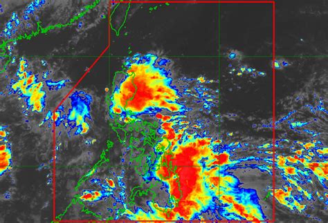 is there a lpa in the philippines today|Low pressure area off General Santos City, ITCZ affecting.